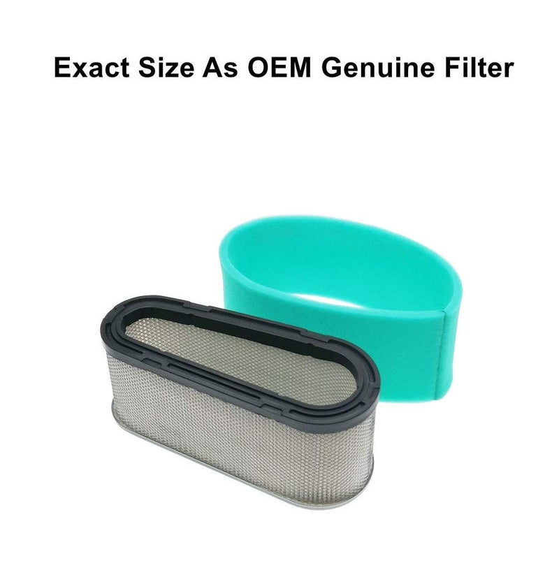 MOWFILL 36356 Air Filter With 36357 Pre Filter Replace for Tecumseh 36356 Fits Tecumseh OHV110 OHV115 OHV125 OHV130 OHV150 OHV155 OHV160 OHV165 OHV170 OHV175 - Image 2